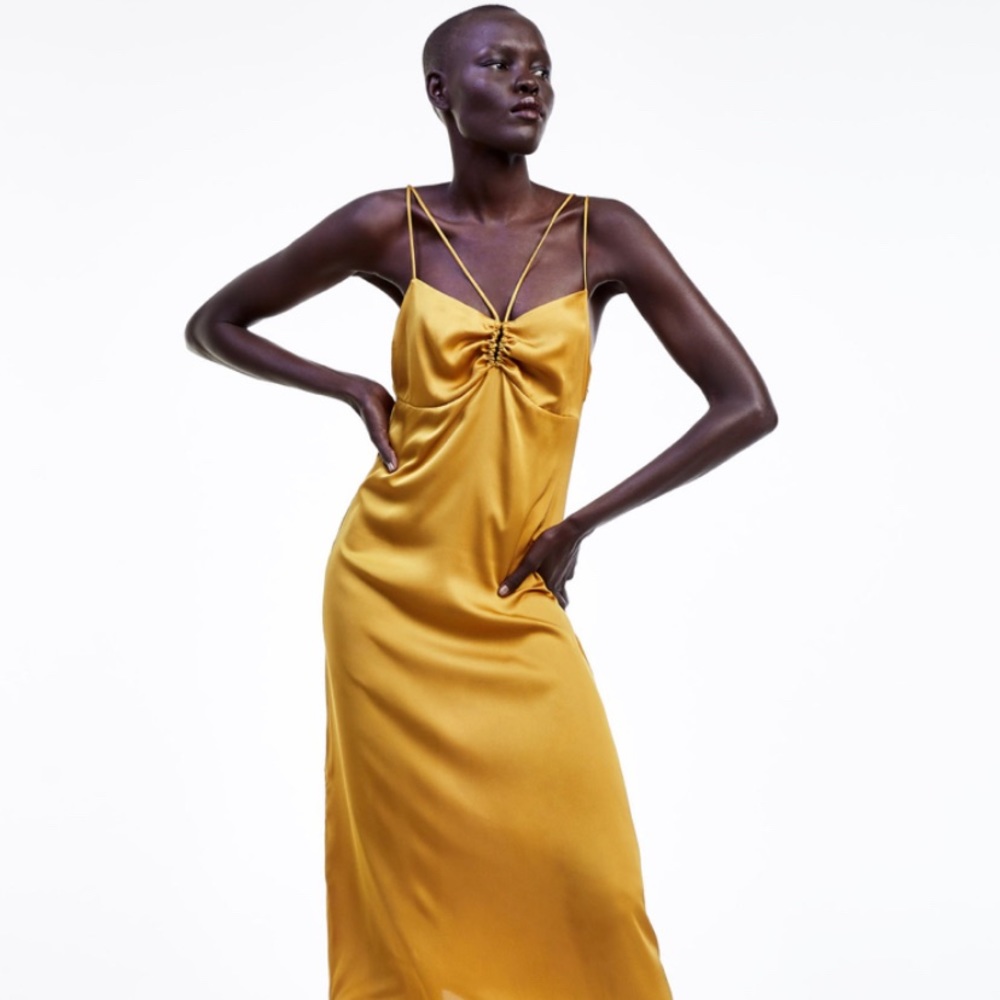 Zara Gold Dress